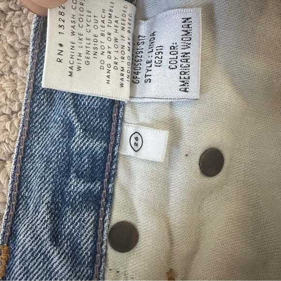 GRLFRND denim Linda Crop Jeans in American Woman Sz 26 - Picture 5 of 6